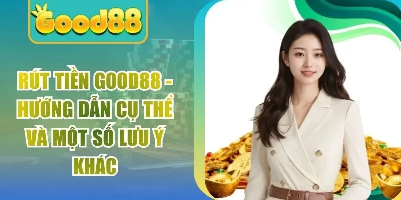 Rút Tiền Good88 - Hướng Dẫn Cụ Thể Và Một Số Lưu Ý Khác